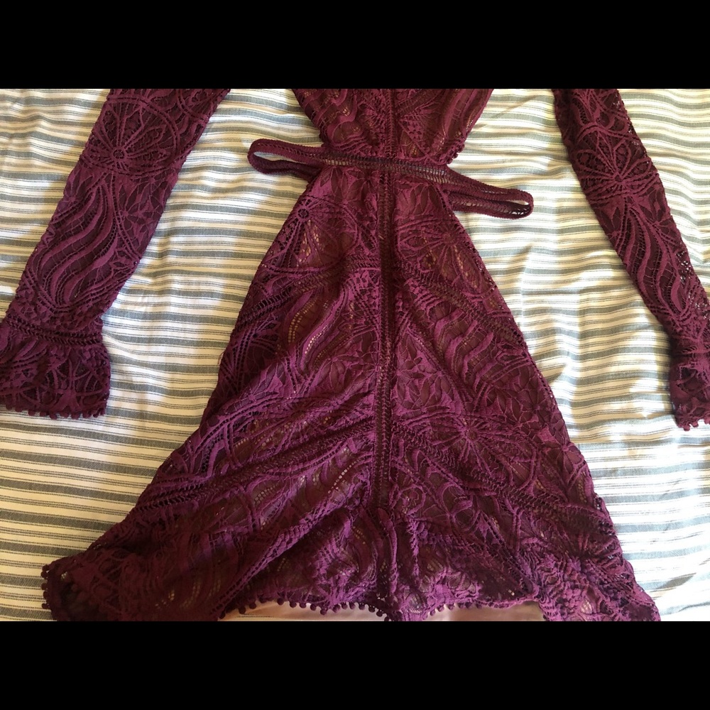 For Love and Lemons Emerie Lace Mini Dress XS EUC - Picture 5 of 10